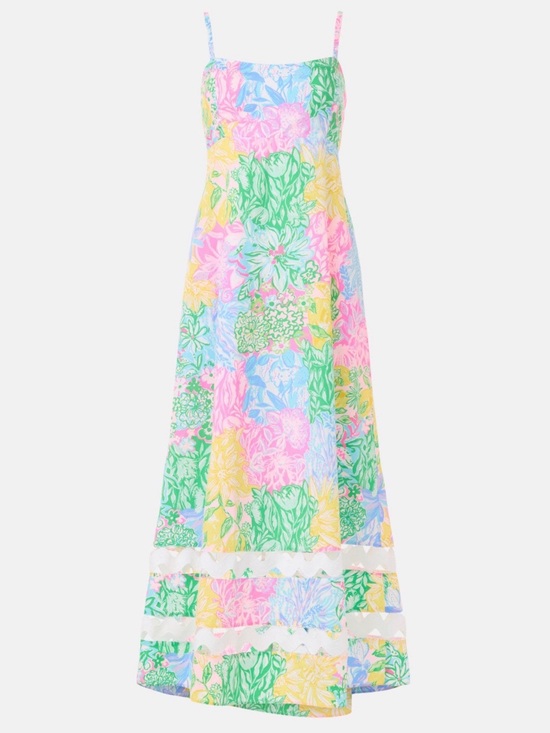 Lilly Pulitzer Dresses & Skirts - NWT Lilly Pulitzer Haley Midi Dress Bright Delight Patch Size 12 $278